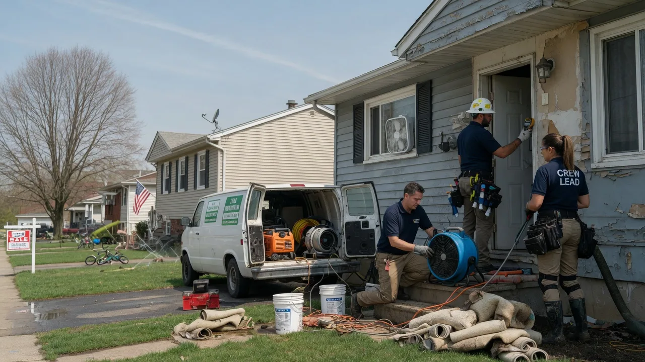 Flood Cleanup in Broomes Island, MD near me