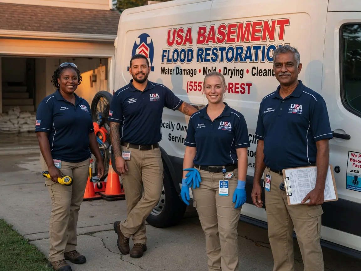 Basement Flood Cleanup company in Broomes Island, MD